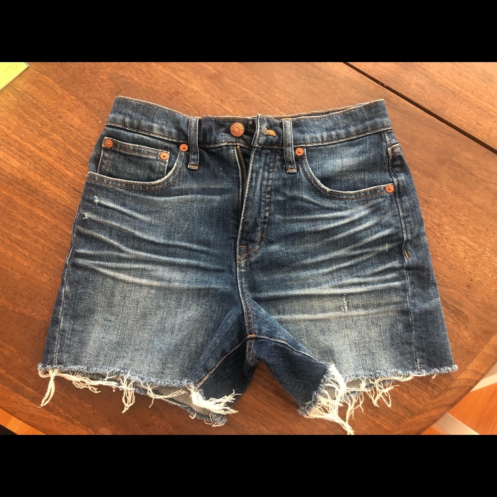 Madewell high waisted shorts